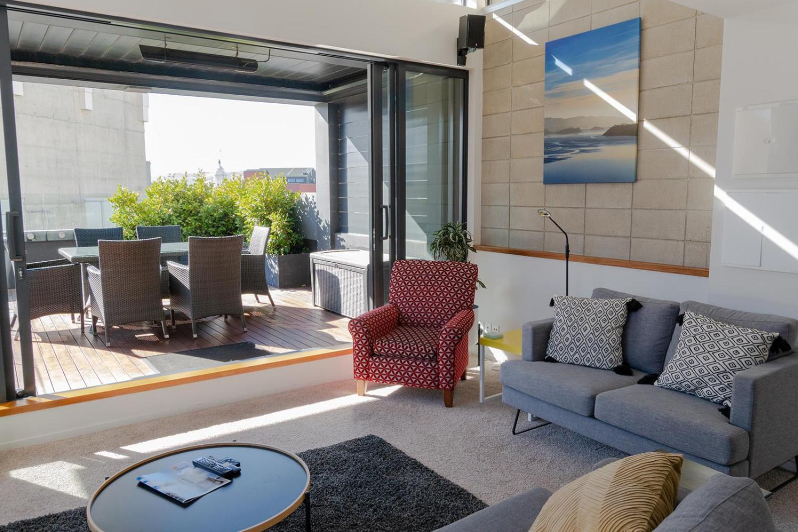 Deluxe Inner-City Apartment On Moray Dunedin Exterior foto